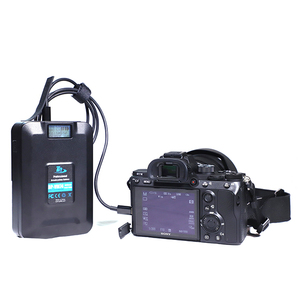14.8V 5000mAh จอแสดงผล LCD ชาร์จแบตเตอรี่ได้กล้อง PD 60W ชาร์จเร็ว V ล็อค V mount กล้องวิดีโอระดับมืออาชีพใช้แล็ปท็อป - Product Image 1
