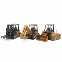 1/64 Mini alliage électrique télécommande chariot élévateur ingénierie véhicule jouet cadeau d'anniversaire nouveauté cadeaux pour enfants cadeaux