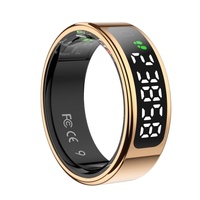 Bague connectée de suivi du sommeil et de la forme physique, étanche 5ATM, avec contrôle par application, chargement sans fil et suivi d'activité