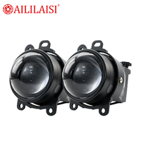 AILILAISI Phare antibrouillard BI LED 3.0 pouces pour JMC Tourneo 2025 2026, double faisceau, projecteur tricolore, lentille bifocale blanc-jaune