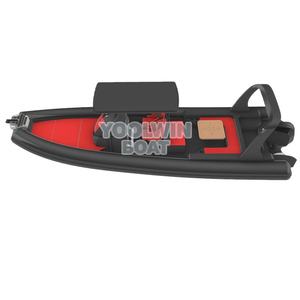 Yoolwin 8.6m Bateau pneumatique semi-rigide (RIB) personnalisé en Hypalon et fibre de verre à coque étagée, pour yacht, bateau de plaisance et annexe, avec moteur hors-bord - Product Image 3