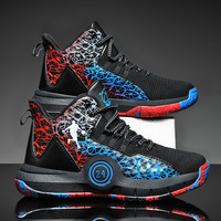Chaussures de basketball pour étudiants et enfants, été, avec empeigne en mesh respirant et semelle intermédiaire en PU