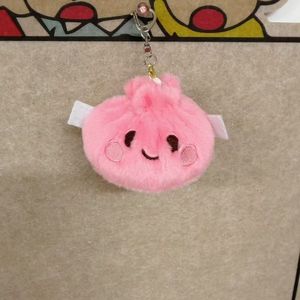 Llavero de peluche con forma de comida, bonito colgante de muñeco de peluche con forma de bollo, de tela de algodón suave, llavero de peluche temático, regalo promocional OEM ODM - Product Image 4