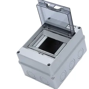IP65 HT circuit breakers box ABS plastic waterproof case 12way enclosure junction box