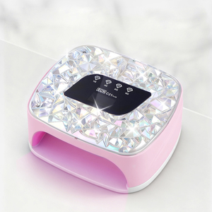 Lámpara de <span class=keywords><strong>Uñas</strong></span> <span class=keywords><strong>UV</strong></span> LED 2 en 1 SUN C21 Plus de 308W, OEM, 67 LED, Sin Daño a la Piel, Portátil, Eléctrica, con Diamantes - Product Image 1