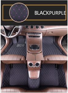 Tapis de sol de voiture en cuir imperméable 3D 5D de luxe sur mesure à forte demande pour Mercedes Benz Classe C <span class=keywords><strong>Audi</strong></span> Q5L Cadillac CT5 - Product Image 3