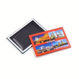 Good Quality Factory Directly Koblenz Aachen Germany Customized City Souvenir Gift Design Tin <b>Fridge</b> Magnet - Product Image 1