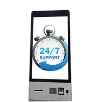 Web kamerası ile dokunmatik ekran Intel Core I5 windows tabanlı dokunmatik ekran Kiosk standı