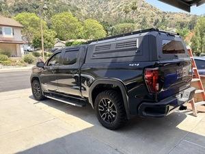 Capot rigide en aluminium <span class=keywords><strong>pour</strong></span> pick-up, compatible avec Toyota Tacoma, GMC Sierra <span class=keywords><strong>1500</strong></span>, Nissan Titan - Product Image 3