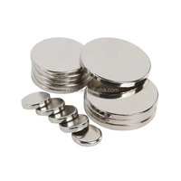 Aimant permanent personnalisé en néodyme Ndfeb à terres rares, modèle N35-N45, disque magnétique pour éolienne, mini, haute performance pour soudage et découpe
