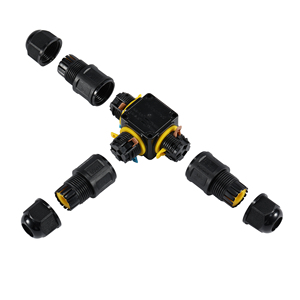 IP68 không thấm nước 3 cách cáp nối 24A 450vac 3 core <span class=keywords><strong>t</strong></span> nối Kế<span class=keywords><strong>t</strong></span> nối nhanh chóng cho Led Ngoài Trời điện công nghiệp hệ thống dây điện - Product Image 3