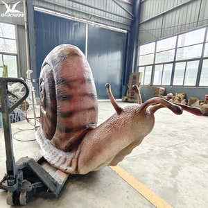 Modelo de Caracol Animatrónico de Gran Tamaño de 3 m de Largo con Sensor Infrarrojo, Escultura de Insecto en Movimiento para Parque Temático - Product Image 3