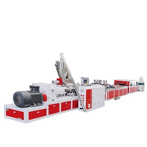 Nouvelle extrudeuse bivis automatique UPVC WPC avec une production de 700 kg/h pour cadres et plaques de portes, pompe incluse - Product Image 1