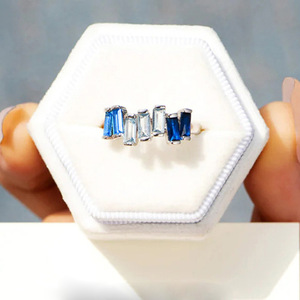 Anello Geometrico Irregolare per Donne, Gioiello da Dito Minimalista alla Moda - Product Image 4