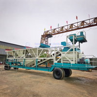 Machine de Production Portable de béton, vente directe depuis l'usine, Station de mélange de béton