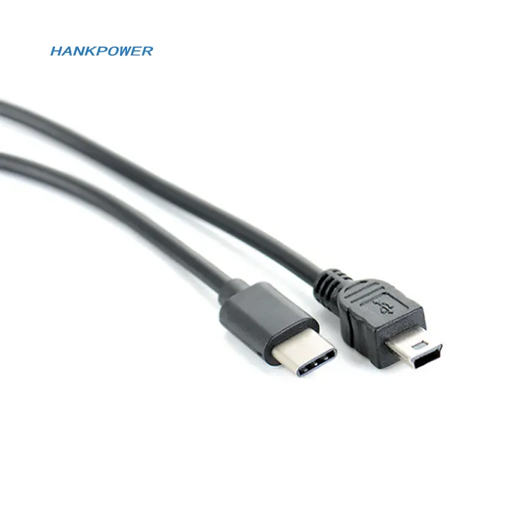 מפעל אספקת 3ft 6ft 10ft OTG USB סוג C זכר למיני USB B זכר נתונים טעינת כבל עבור דיגיטלי מצלמה MP3 MP4