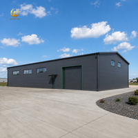 Almacén de Estructura de Acero Prefabricado de Fácil Montaje, Taller Metálico Hermético, Edificio de Almacenamiento para Fabricación, Cumple con la Normativa AISC