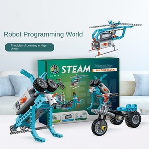 Juguete Educativo STEM para Ingenieros Mecánicos, Robot Inteligente Programable, Juego de Bloques de Construcción Programables - Product Image 1