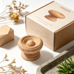 Poignées et boutons de tiroir en bois de haute qualité, couleur personnalisée, surface lisse, pour commodes, armoires et meubles de maison - Product Image 5