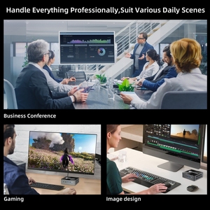 Mini <span class=keywords><strong>PC</strong></span> BMAX B8 Plus avec Windows 11, 24 Go de RAM DDR4, 512 Go de stockage, processeur Intel Core i5-12600H de pointe, prend en charge la sortie sur 3 moniteurs, prise EU - Product Image 4