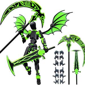 Figurine articulée Dark <span class=keywords><strong>Death</strong></span> T13 personnalisée, modèle en PVC imprimé en 3D, à assembler, pour collection, échelle 1:1, thème fantastique et science-fiction, nouveauté - Product Image 2