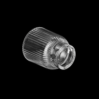 Conteneur de bougie en verre de luxe de haute qualité avec base 383 ml pour bougie parfumée