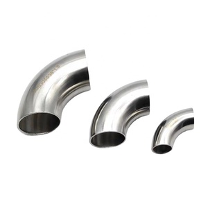 Coude sanitaire en acier inoxydable CNJS 32 mm à souder, raccord de tuyauterie à tête carrée à <span class=keywords><strong>90</strong></span> degrés pour l'ingénierie de construction - Product Image 2