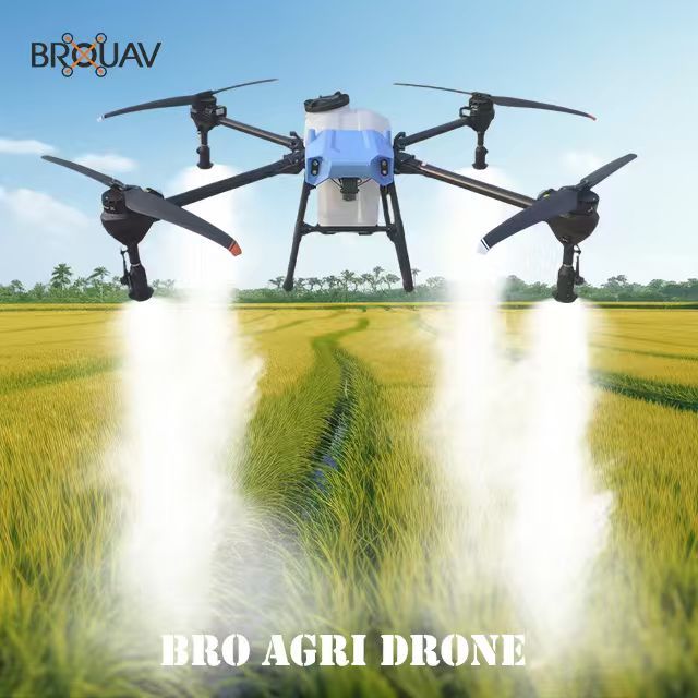 BROUAV China Manufacturer Heavy Lift Agricultural Drone 40L 100kg Payload High Productivity Pump Eco-Friendly Farm Sprayer
