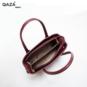 QAZA 时尚女式二合一手提包防水手提包套装女士用金属装饰涤纶内衬名牌 - Product Image 6
