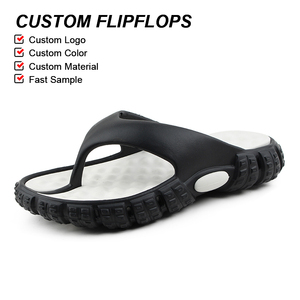 OLICOM – Tongs d'été personnalisées en gros, confortables, en EVA, avec semelle épaisse massante, sandales de plage tendance pour hommes - Product Image 3