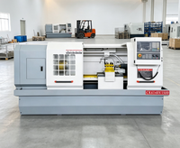 Tour CNC CK6140 avec 4/6/8 porte-outils, lit horizontal automatique