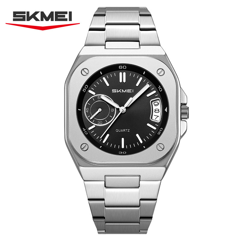 silver/black