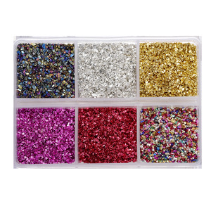 Ensemble de copeaux de cristal, décorations en verre pour aquarium, bonsaï, offrandes bouddhistes, accessoires de bijoux DIY écologiques, origine Yiwu - Product Image 3