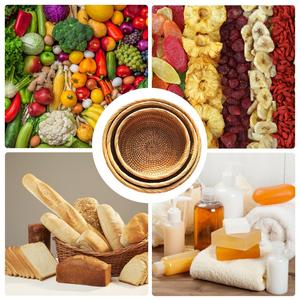 Cuenco de fruta de ratán 100% Natural, cuenco de cocina decorativo de Color personalizado, barato, de Vietnam - Product Image 4