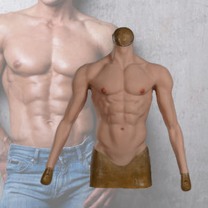 Eta Simulation Faux Poitrine Faux Ventre Muscle Chemise Demi-Corps Avec Bras Musclés Cosplay Silicone Muscle Suit Muscle <span class=keywords><strong>Costume</strong></span> - Product Image 5