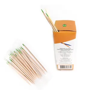 Diameter 1.8mm 2.0mm Chinese Individual Bamboo Cello Wrapped Mint Toothpicks