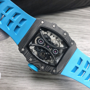 Reloj Tourbillon de Alta Calidad Estilo RM 53-01, Caja de Carbono, Esqueleto, Automático - Product Image 3