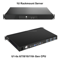 N100/i5 1135G7/i7 1165G7 1U 서버 ITX 마더보드 마이크로 인텔 2Lan Nic 랙 마운트 어플라이언스 미니 PC Pfsense 방화벽 Pfsense