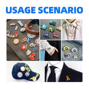 EcHececececycle agagnetic popoxy hhite Teel Val og AG ame ustom etal rafts adadges apapel ins namel ins ITH agnet - Product Image 2