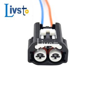 ขั้วต่อเซ็นเซอร์ตำแหน่งเพลาข้อเหวี่ยงแบบตัวเมีย 2 ขา รุ่น 90980-12611  7283-6033-30  ฉนวนยาง  ตัวนำทองแดงแท้  IP67 - Product Image 2