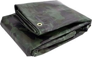 Bâches de camouflage sur mesure, bâche de camouflage de qualité industrielle, bords renforcés, utilisation toute saison, résistante aux déchirures, coupe-vent pour l'extérieur - Product Image 4