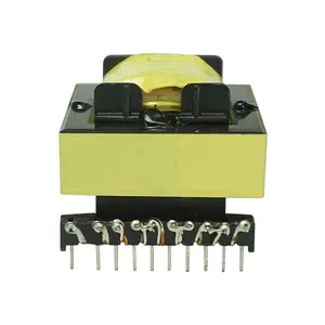 bobbin 6+6 pin ferrite core ee55 high frequency transformer 100khz