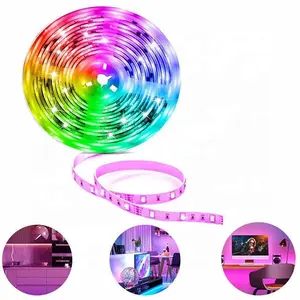 עמיד למים לתכנות dmx 5050 דיגיטלי מיעון RGB פיקסל SK6812 WS2812 2812B WS2812B LED רצועת