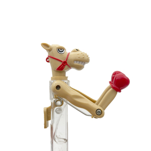 Stylo à bille de <span class=keywords><strong>boxe</strong></span> animale en plastique de promotion de conception novatrice avec lumière LED - Product Image 5