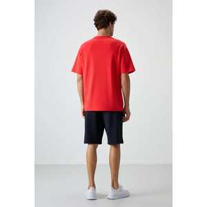 Ensemble de shorts oversize en coton bleu marine pour homme Fiesta 85249 - Product Image 1