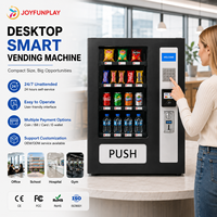 Máquina Expendedora Pequeña Inteligente JFP para Bebidas y Snacks, con Aceptador de Billetes y Monedas, Sin Efectivo