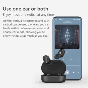 Auriculares <span class=keywords><strong>Mi</strong></span> <span class=keywords><strong>Buds</strong></span> <span class=keywords><strong>Essential</strong></span> TWS True Wireless, Auriculares resistentes al agua con control táctil inalámbrico, auriculares <span class=keywords><strong>Mi</strong></span> Airdots Basic 2 - Product Image 3