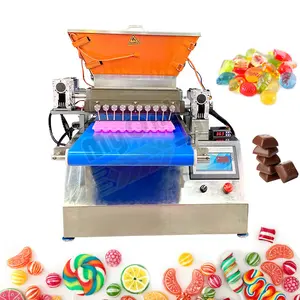 Table Top Small Scale Jelly Extrude Lab Hand Gummy Bear Deposit Hard Candy Make Machine