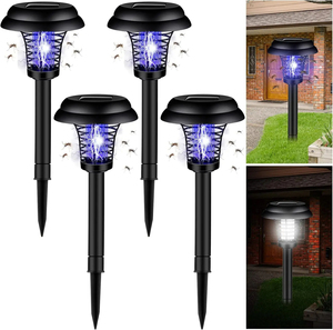 Piège à moustiques solaire pour jardin et pelouse, anti-insectes, étanche, anti-UV, vente en gros - Product Image 1