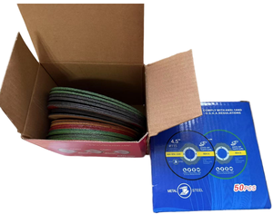 Disque abrasif en céramique 115 mm pour métal et bois, finition lisse, film violet - Product Image 6